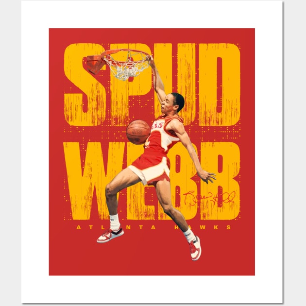 Spud Webb Wall Art by Juantamad